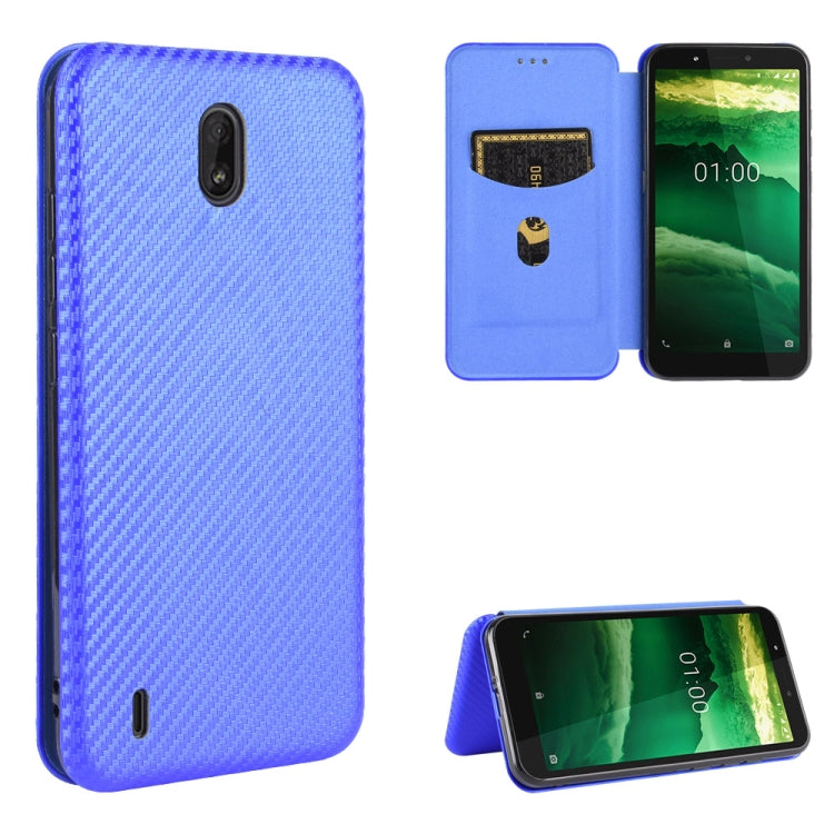 Carbon Fiber Texture Magnetic Horizontal Flip TPU + PC + PU Leather Case with Card Slot