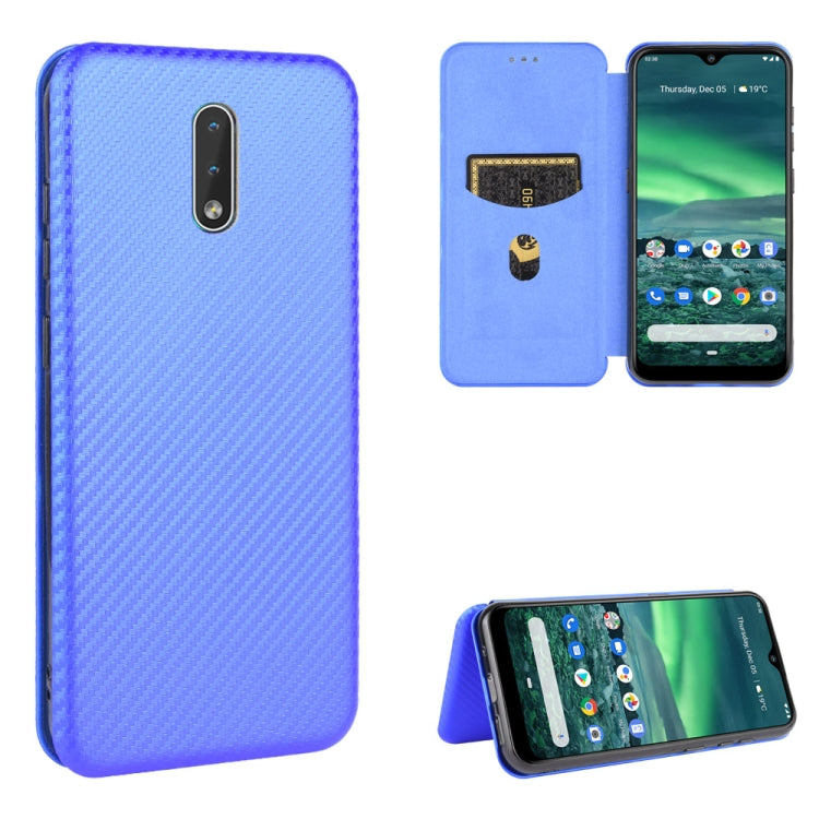 Carbon Fiber Texture Magnetic Horizontal Flip TPU + PC + PU Leather Case with Card Slot