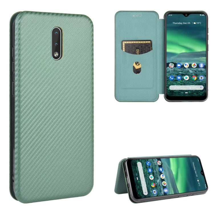 Carbon Fiber Texture Magnetic Horizontal Flip TPU + PC + PU Leather Case with Card Slot