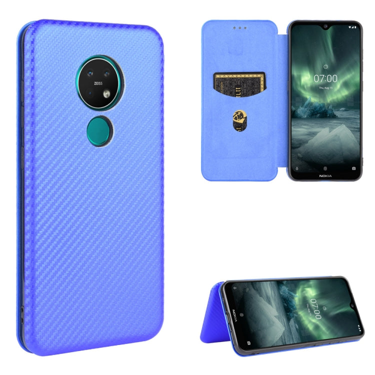 Carbon Fiber Texture Magnetic Horizontal Flip TPU + PC + PU Leather Case with Card Slot