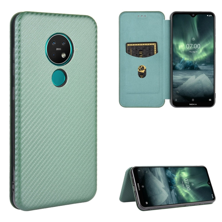 Carbon Fiber Texture Magnetic Horizontal Flip TPU + PC + PU Leather Case with Card Slot