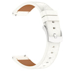 Square Leather Silver Buckle Watch Band