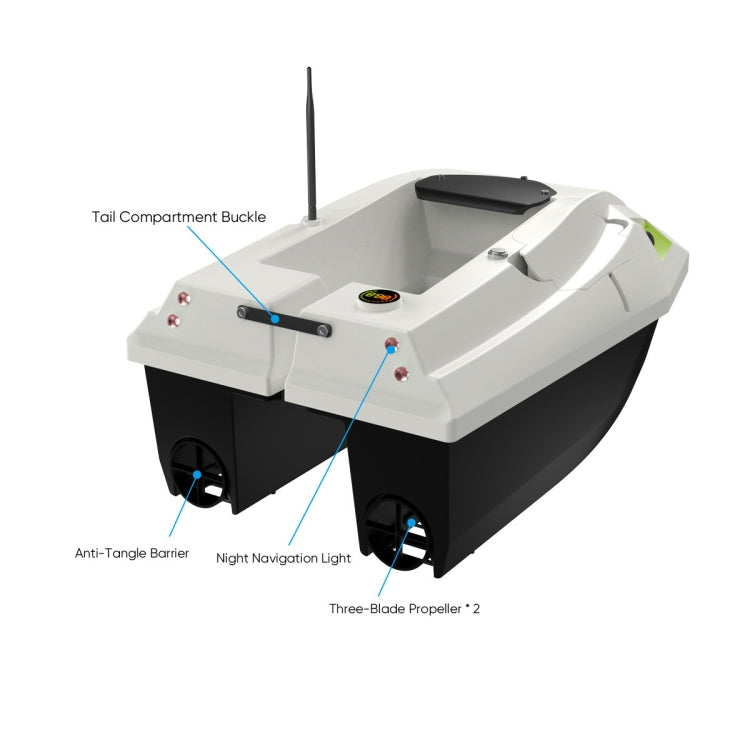 D50 High Speed Smart Remote Control Fishing Bait Boat Support Dragging Net