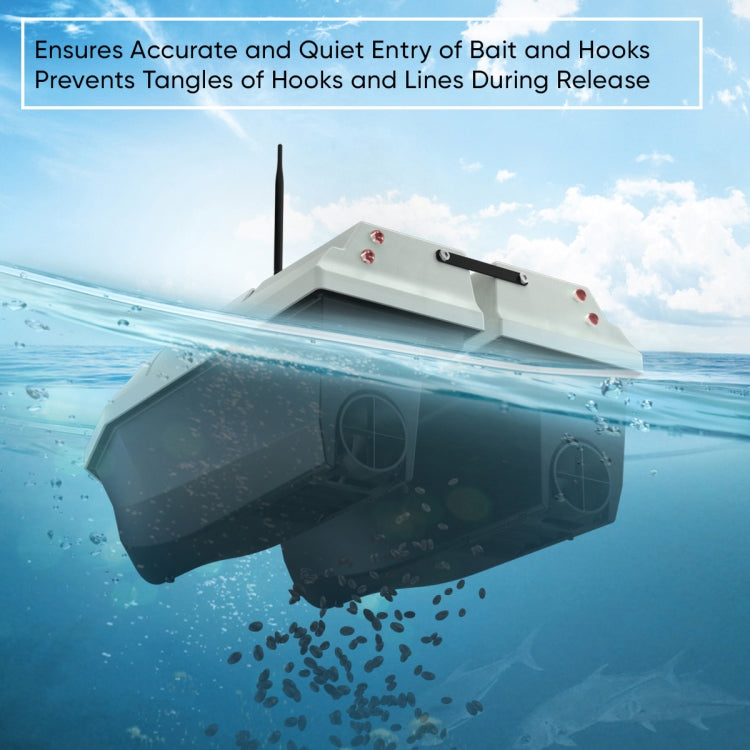 D50 High Speed Smart Remote Control Fishing Bait Boat Support Dragging Net