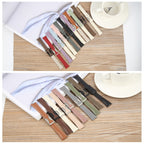 Universal Slim Magnetic Buckle Genuine Leather Watch Band