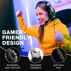 KOTION EACH G9000 Pro On-Ear Gaming Headset with Mic, Cable Length: About 2.1m
