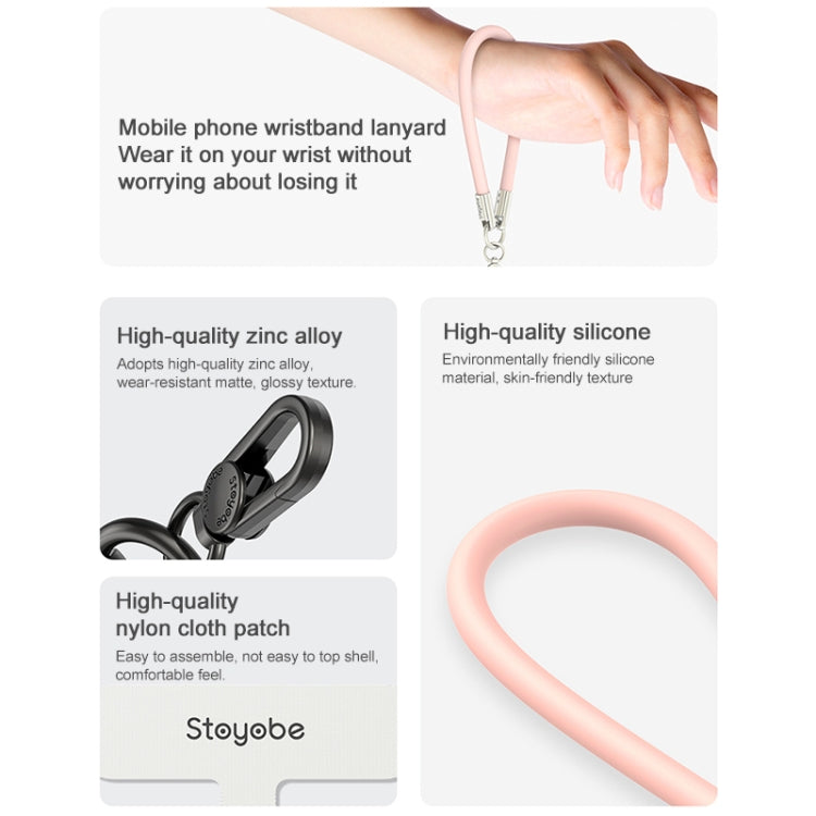 DUX DUICS Stoyobe PL-II Universal Silicone Phone Wrist Strap Anti-lost Lanyard