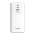 LDNIO SC4396 70W Desktop Multi-function GaN Desktop Charger 2AC, 1U, 2C with 1 Socket