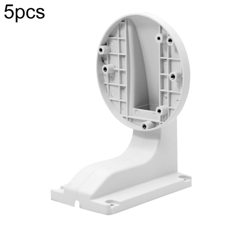 5pcs Universal Plastic Surveillance Camera Hemisphere Wall Mount Bracket