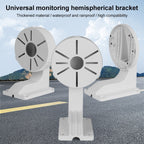 5pcs Universal Plastic Surveillance Camera Hemisphere Wall Mount Bracket