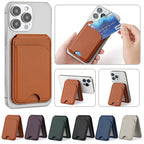 Phone Holder MagSafe Leather Card Bag, Two-fold Rotating