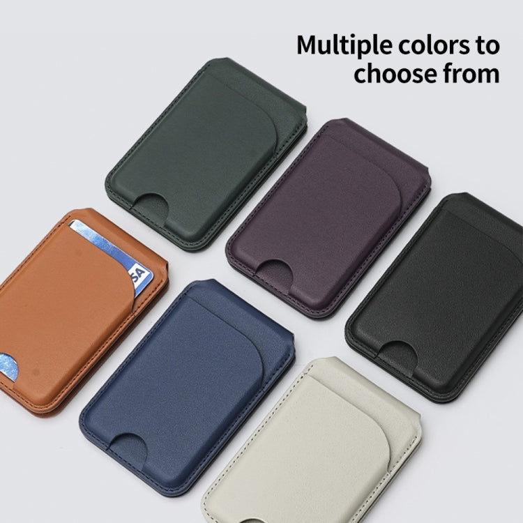 Phone Holder MagSafe Leather Card Bag, Two-fold Rotating