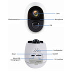 Graffit Version Home Ultra-HD Solar Panel Wireless WiFi Surveillance Camera