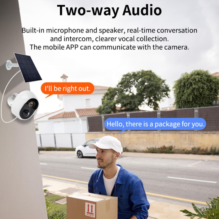 Graffit Version Home Ultra-HD Solar Panel Wireless WiFi Surveillance Camera