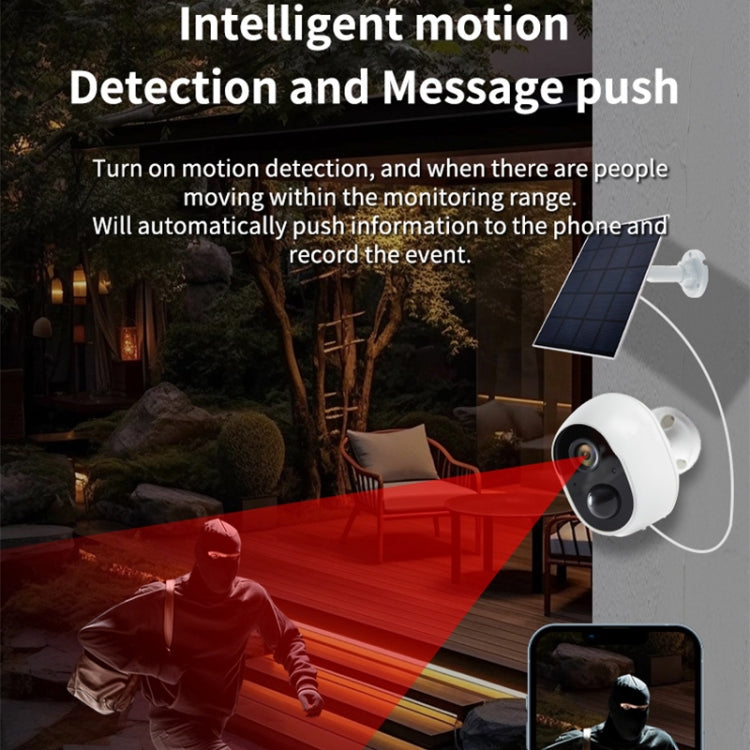 Graffit Version Home Ultra-HD Solar Panel Wireless WiFi Surveillance Camera