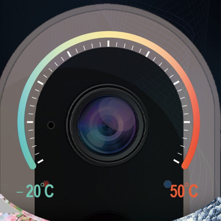 WiFi Tuya Smart Version HD Low Power Consumption Battery Camera, EU Plug