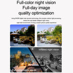 WiFi Tuya Smart Version HD Low Power Consumption Battery Camera, EU Plug