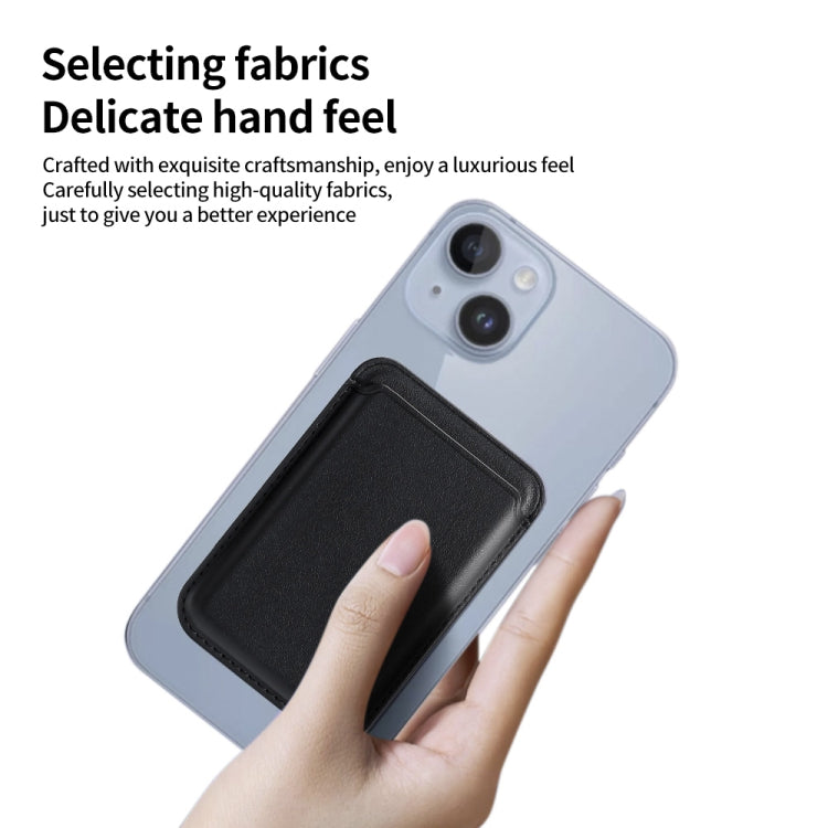 Two Card Slots MagSafe Magnetic Leather Card Bag — view 23