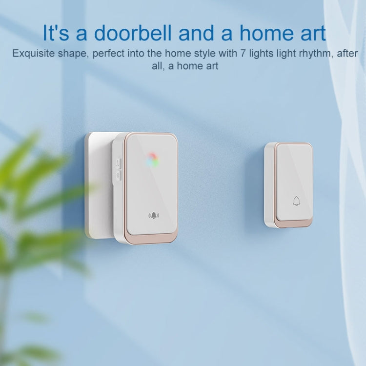 Plug in Free Waterproof Rechargeable Long-distance Wireless Doorbell — view 3