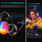 awei GM-11 Luminous Wired Headphones, Cable Length: 2m — view 5