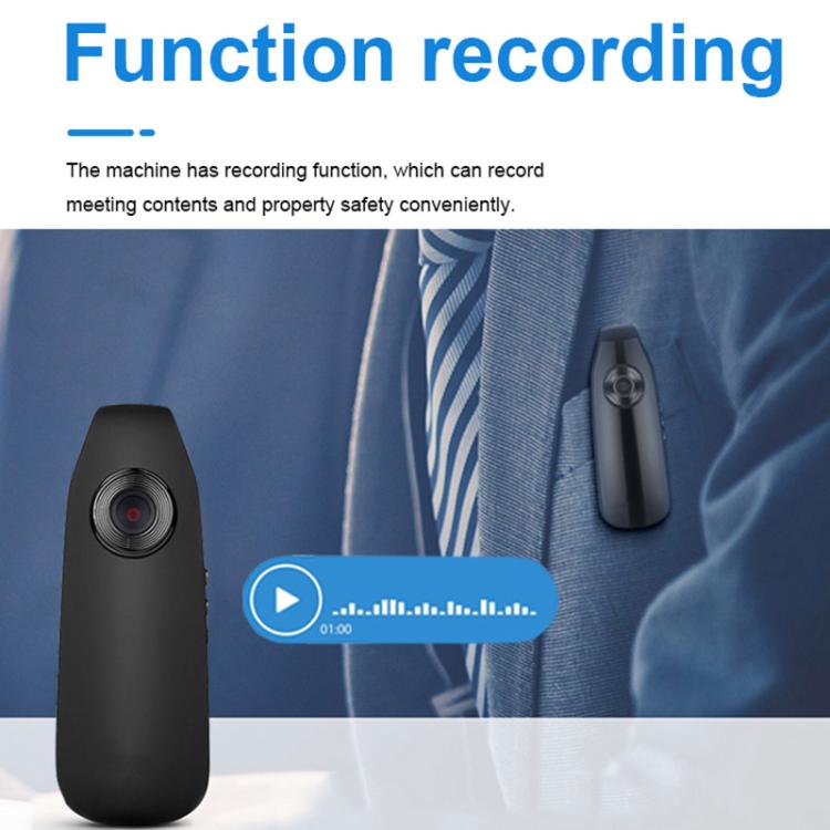 007 1080P HD Video Recorder with Back Clip