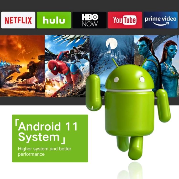A10 Plus 1280 x 720P 200ANSI Amlogic H713 CPU Android 11.0 Smart Projector — view 7