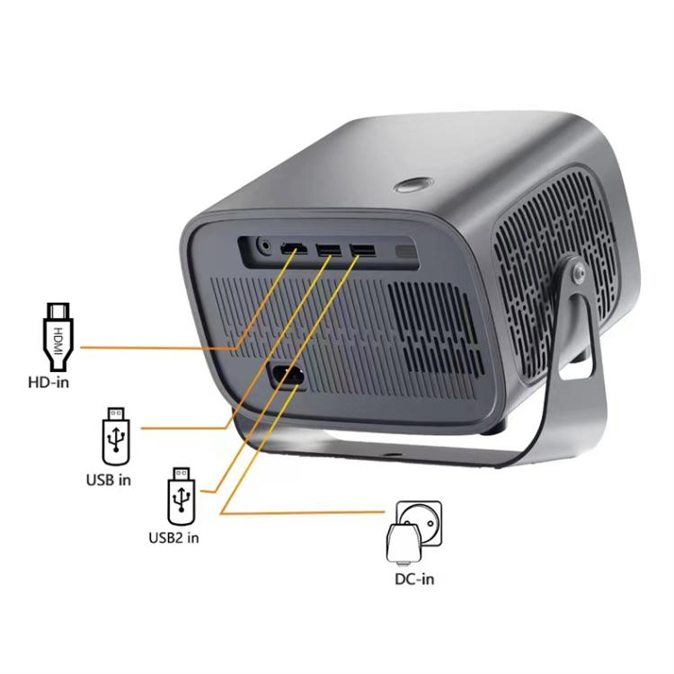 A10 Plus 1280 x 720P 200ANSI Amlogic H713 CPU Android 11.0 Smart Projector — view 11