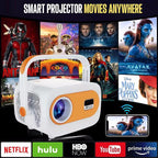 JY325 1280 x 720P 200ANSI Amlogic H713 CPU Android 11.0 Portable Projector — view 7