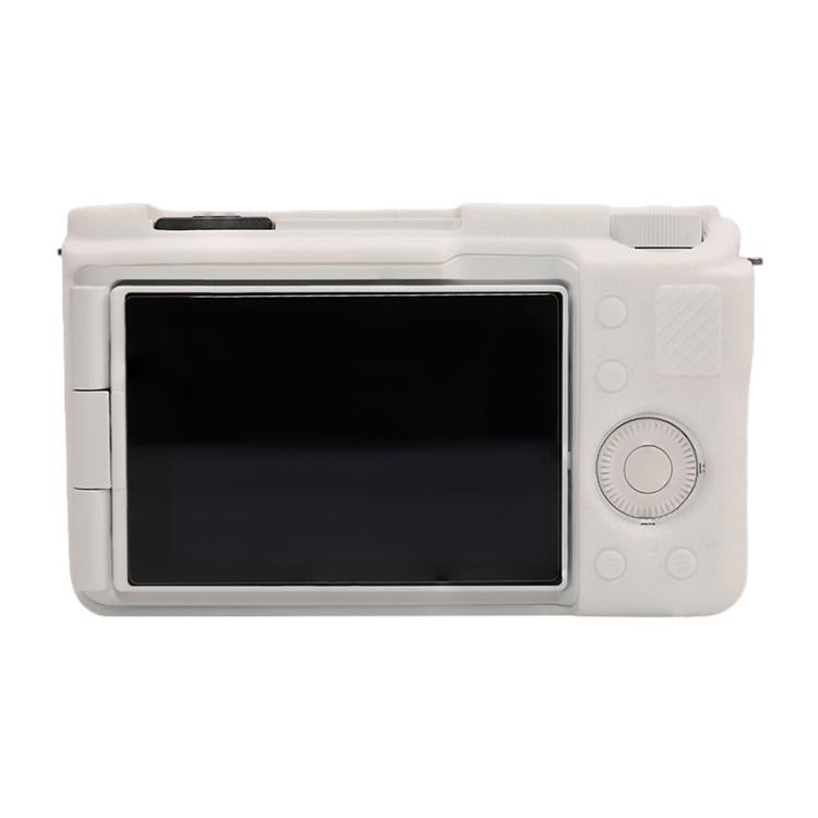 Litchi Texture Soft Silicone Protective Case — For Sony ZV-E10 II / ZV-E10M2