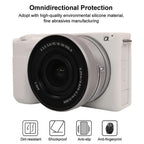 Litchi Texture Soft Silicone Protective Case — White
