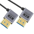 0.7m Coiled Coaxial 8K 48Gbps HDMI 2.1 Cable