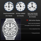OLEVS 5622 Men Comic Style Multifunctional Luminous Quartz Watch — view 8