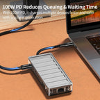 awei HUB-3 Multi-function 9 in 1 Type-C HUB Adapter — view 6