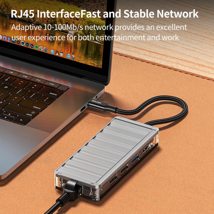 awei HUB-3 Multi-function 9 in 1 Type-C HUB Adapter — view 7