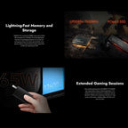 ONE-NETBOOK OneXPlayer F1 Pro 7 inch Handheld Game Console, Windows 11 AMD Ryzen AI 9 365 CPU