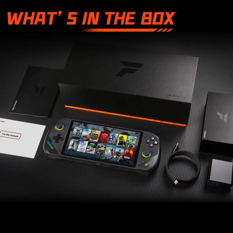 ONE-NETBOOK OneXPlayer F1 Pro 7 inch Handheld Game Console, Windows 11 AMD Ryzen AI 9 365 CPU
