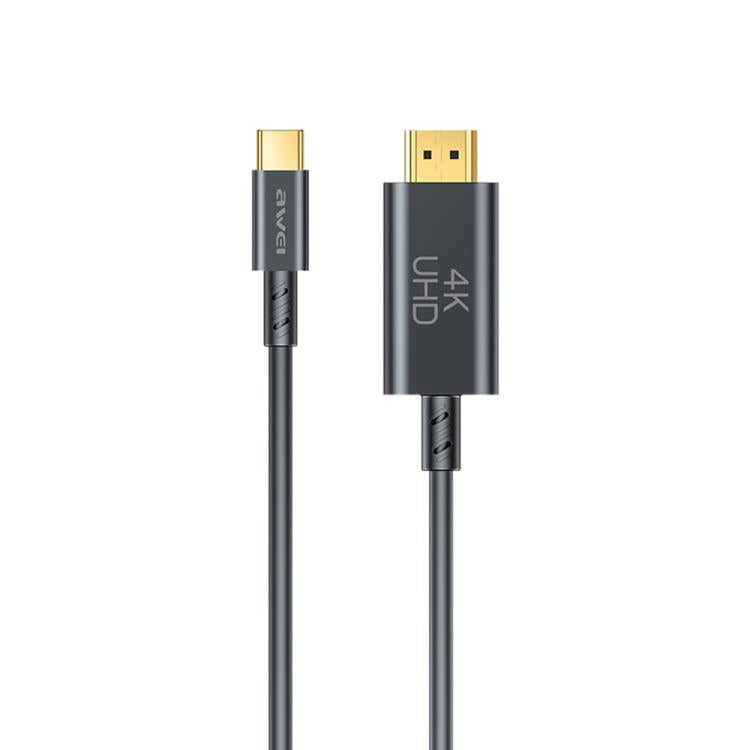 awei CL-212T USB-C / Type-C to HDMI 4K 30Hz HD Adapter Cable
