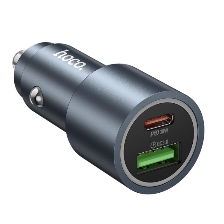 hoco Z60 Bloom PD30W and QC3.0 Dual Port Multi-protocol Car Charger — 6942007642095