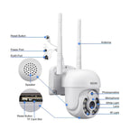 ESCAM WNK710 3MP HD Motion Detection WiFi Intelligent Dual-light Source Camera