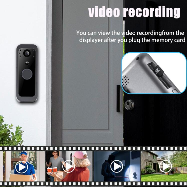 SY-30 4 inch PIR Night Vision 2.4G Video Intercom Doorbell — view 7