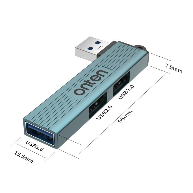 Onten US51 3 in 1 USB 3.0 HUB — view 3