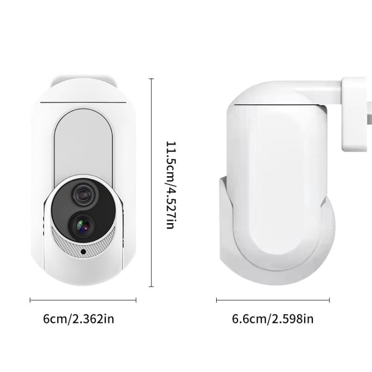 Home Socket Type WiFi Surveillance Camera Support Night Vision & Two-way Intercom