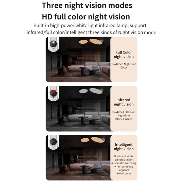 Home Socket Type WiFi Surveillance Camera Support Night Vision & Two-way Intercom