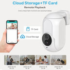 Home Socket Type WiFi Surveillance Camera Support Night Vision & Two-way Intercom