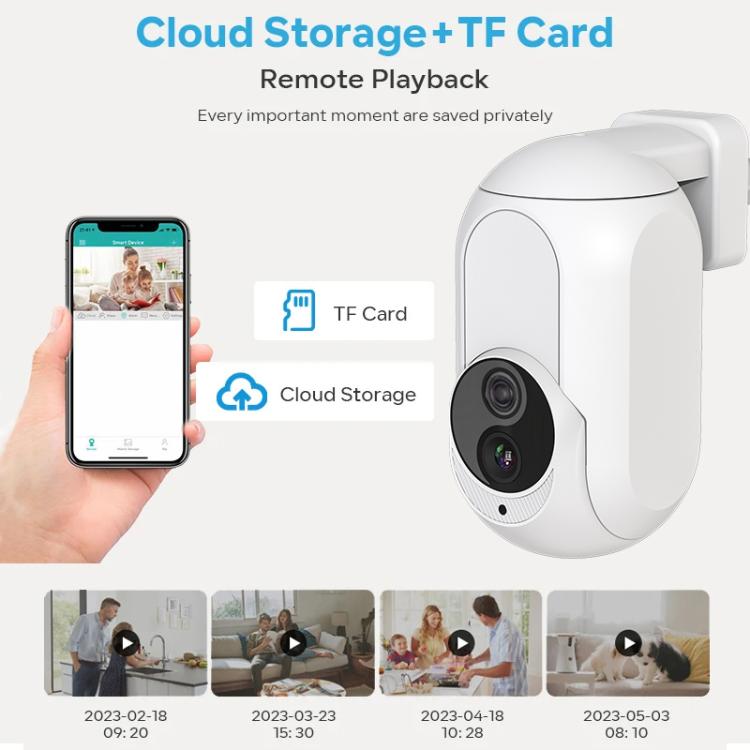 Home Socket Type WiFi Surveillance Camera Support Night Vision & Two-way Intercom