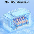Yesido VC09 Car Multifunctional Refrigerator, Capacity: 28L