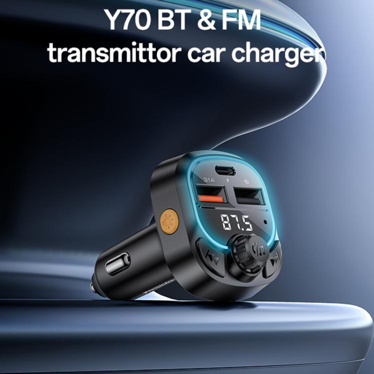 Yesido Y70 Car Bluetooth FM Transmitter — view 2