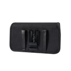 Durable Oxford Cloth Horizontal Plate Hanging Waist Phone Waist Pack Leather Case with Card Slot, Suitable for 5.5-6.7 inch Smartphones
