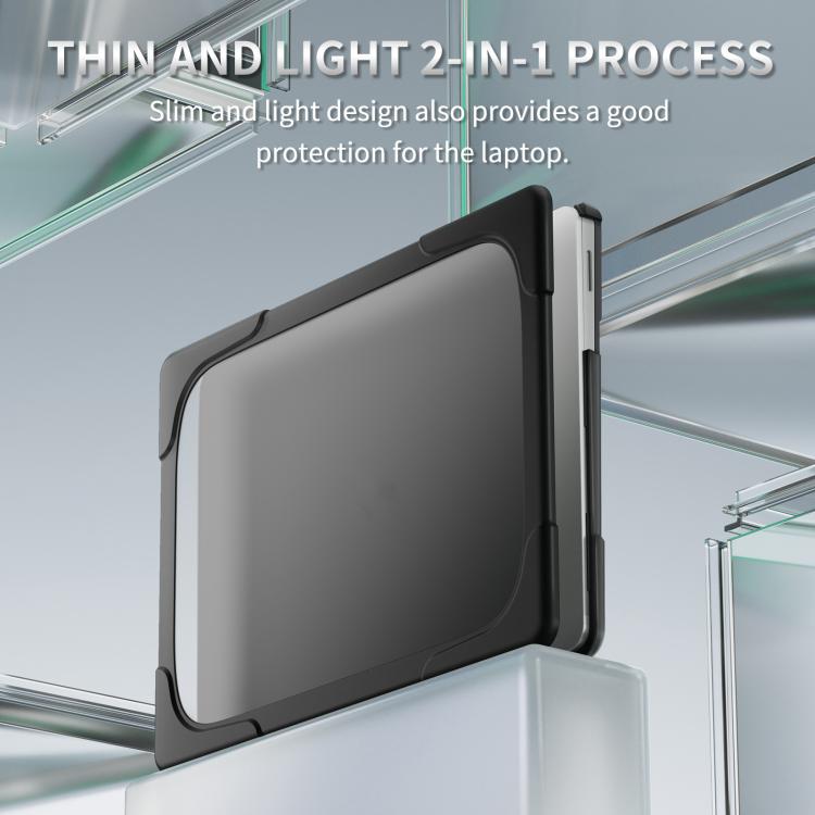 TPU + PC Two-color Anti-fall Laptop Protective Case
