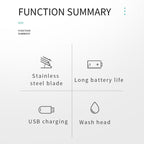 VGR V-071 5W Carbon Steel Blade USB Electric Hair Clipper — view 5
